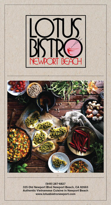 Lotus Bistro Menu 1-05-01